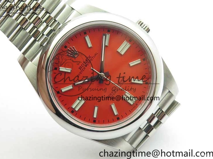 Bracelet Jubilee Dial SS A2813 Perpetual BP 41mm on Oyster Maker Best Red Edition 124300 0104